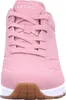 A close-up front view of a pink Skechers sneaker. Anteprima dell’immagine prodotto