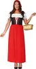 Mittelalter Wirtin Kostüm Rot Karneval Prinzessin Fasching Produktbild-Vorschau 3