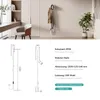 EMKE Scaldasalviette Elettrico 100 W Bianco, Design ad Anteprima dell’immagine prodotto 9