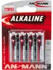 Ansmann 5015563 1x4 Ansmann Alkaline Mignon AA LR 6 Anteprima dell’immagine prodotto 1