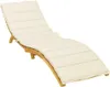 A single chaise lounge cushion on a white background. Náhľad obrázku produktu