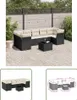 The Living Store 8-tlg. Garten-Sofagarnitur mit Kissen Produktbild-Vorschau 1