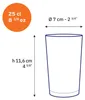 Unie - Verre transparent 25 cl (lot de 6) Voir les images du produit 7