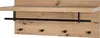 HAKU Wandgarderobe Eiche hell, schwarz- MDF, Metall, B/H/T: Produktbild-Vorschau 1