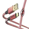 A close-up studio shot of a USB-A to USB-C charging cable. Produktbild-Vorschau