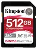 Kingston Technology 512GB Canvas React Plus SDXC UHS-II Podgląd zdjęcia produktu 1
