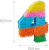 Relaxdays Pinata n. 4, pinata arcobaleno per compleanno, Anteprima dell’immagine prodotto 4