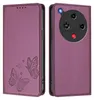 Lederhülle für ZTE Nubia Focus 2, Schmetterling Prägung Produktbild-Vorschau 1