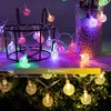 A collage showing string lights in different settings and brightness levels. Produktbild-Vorschau