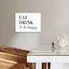 MuchoWow® - Leinwandbilder - Zitat - "Essen, trinken und Produktbild-Vorschau 5