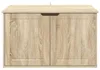 vidaXL Maison pour chats Sonoma 85 x 55 x 50,5 cm Bois Voir les images du produit 7