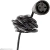 A coiled black cable with a circular connector at one end, against a white background. Podgląd zdjęcia produktu