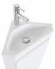Meuble lave-mains d'angle SORRENTO avec vasque en résine Voir les images du produit 7