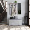 Mondeer Armoire à chaussures Banc avec assise 100 x 52 x 30 Voir les images du produit 12