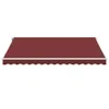 The Living Store Markise Automatisch mit LED Weinrot Produktbild-Vorschau 5