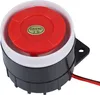 120dB mini siréna s červeným drátem - 12V DC zvukový alarm Náhled obrázku produktu 4