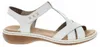 Rieker  Damenschuhe Sandalen Flach Weiß Freizeit, Produktbild-Vorschau 1