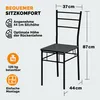 CASARIA® Gruppo di Sedute Leo Set 5 Pezzi Tavolo da Pranzo Anteprima dell’immagine prodotto 7