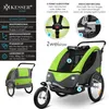 KESSER® Kinderanhänger Fahrradanhänger 360° Drehbar mit Produktbild-Vorschau 2