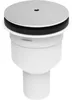 veporit Duschablauf für Dusche 90 mm Ablauf senkrecht chrom Produktbild-Vorschau 1