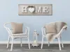 Vlies Leinwandbild - Beloved Home 120x40 cm Text Produktbild-Vorschau 5