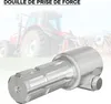 Wiltec Manchon de Prise de force Cardan - Longueur 175 mm - Voir les images du produit 2