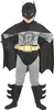 Superhelden Kostüm Fledermaus für Kinder schwarz-grau M 7-9 Produktbild-Vorschau 1