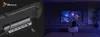 A split image showing a docking station connected to a gaming device on the left, and a person playing a video game on a large TV screen on the right. Produktbild-Vorschau