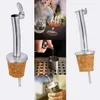 LAYBA Flaschenausgießer mit Naturkork, Braun, 3er-Set Produktbild-Vorschau 2