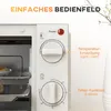 HOMCOM Minibackofen 9L Mini Ofen mit Backblech, Grillrost, Produktbild-Vorschau 7