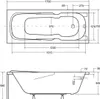 Aqua For You | Besco Majka Badewanne - 170x70cm - Produktbild-Vorschau 2