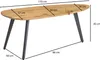 FineBuy Couchtisch Akazie Massivholz oval 110 cm · Produktbild-Vorschau 3