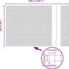 VidaXL Dvojitý plotový panel, 2500 x 160 cm, strieborný Náhľad obrázku produktu 7