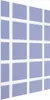 Posterpapier Poster - White Lines - a grid with large gaps Produktbild-Vorschau 1