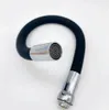 A black flexible faucet spout with a silver aerator and connector, isolated on a white background. Náhľad obrázku produktu