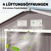 Outsunny tuinhuis met funderingsframe, tuinhuis, schuur, Productafbeelding-voorbeeld 8