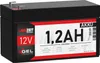 Langzeit Akku 12V 1,2Ah Blei Gel Akku Batterie Bleiakku Produktbild-Vorschau 1