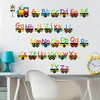 GKA Wandtattoo für Kinder GK80 Zug mit 26 Waggons Alphabet Produktbild-Vorschau 2