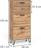 Výklopník na boty Vicco Amber Dub Wotan 62 x 130 cm se 3 Náhled obrázku produktu 3