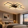 LED-Deckenlampe schwarz 90×60 cm, moderne Deckenlampe mit 3 Produktbild-Vorschau 6