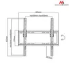 Supporto a parete per TV inclinabile 400x400 fino a 35kg Anteprima dell’immagine prodotto 17