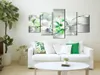 Akustikbild Abstrakt Blumen 200x100 cm Bilder Akustikschaum Produktbild-Vorschau 1