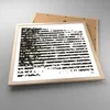 Gerahmtes Poster - Rahmen in heller Eiche - Abstraktion Produktbild-Vorschau 3