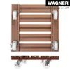 WAGNER Pflanzenroller WPC 38,5 x 38,5 x 11 cm, für außen & Produktbild-Vorschau 6