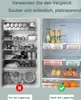 Zásuvky chladničky, nastavitelný úložný policový organizér Náhled obrázku produktu 3
