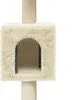 vidaXL Arbre à chat avec colonnes à griffer en sisal Crème Voir les images du produit 12