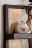 FineBuy Półka ścienna 30x80x10 cm Lite drewno mango / metal Podgląd zdjęcia produktu 5