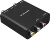 A black RF modulator device is shown from a slightly elevated angle against a white background. Náhled obrázku produktu