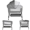 2 in1 Beistellbett Baby,Babybetten Reisebett Babybett Produktbild-Vorschau 5