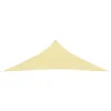 Vela Parasole 160 g/m² Beige 4x4x5,8 m in HDPE Anteprima dell’immagine prodotto 1
